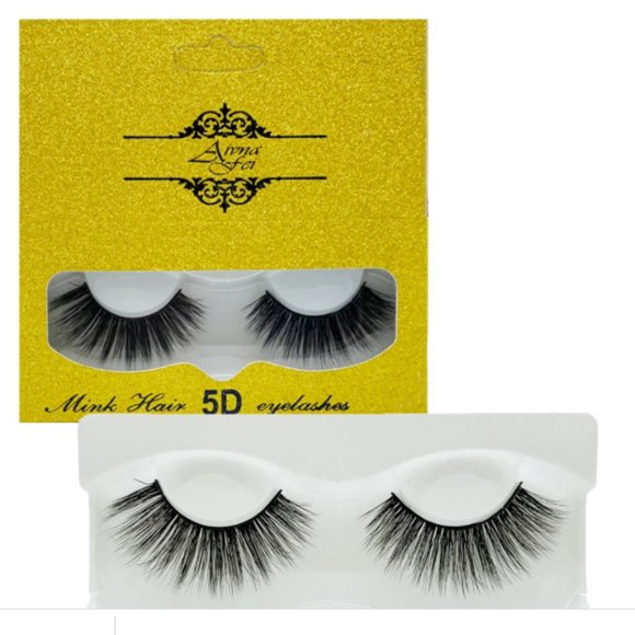 MINK HAIR 5D EYELASHES (SET OF 3) - Picture 3 of 4
